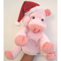 Cheap hot sales christmas plush pig toy